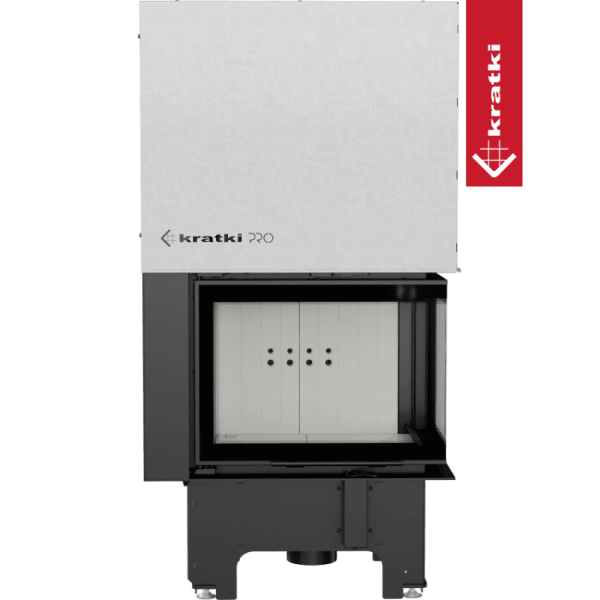 Inteligentny kominek powietrzny KRATKI VNP 610/430 9 kW Ø 200 Gilotyna MSK