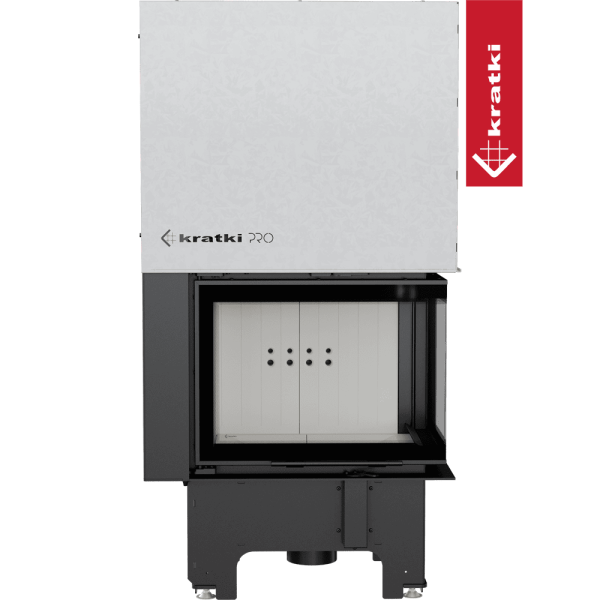 Kominek powietrzny stalowy KRATKI VNP 610/430 9 kW Ø 200 Gilotyna