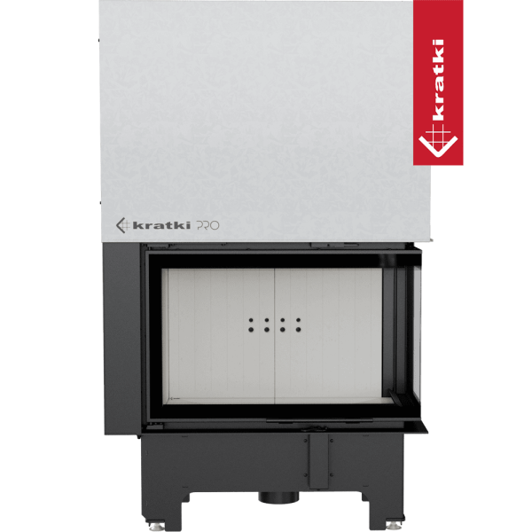 Kominek powietrzny stalowy KRATKI VNP 810/410 14 kW Ø 200 Gilotyna