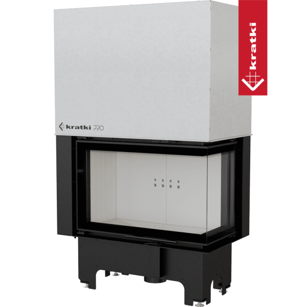 Kominek powietrzny stalowy KRATKI VNP 810/410 14 kW Ø 200 Gilotyna