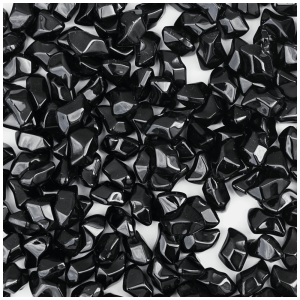 Kamyki ozdobne FIRE GLASS - kryształ czarny