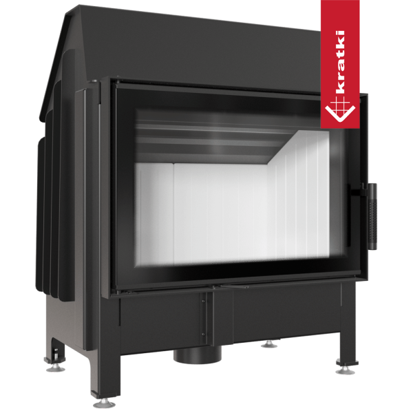 Kominek powietrzny stalowy KRATKI ZIBI DECO 11 kW Ø 180