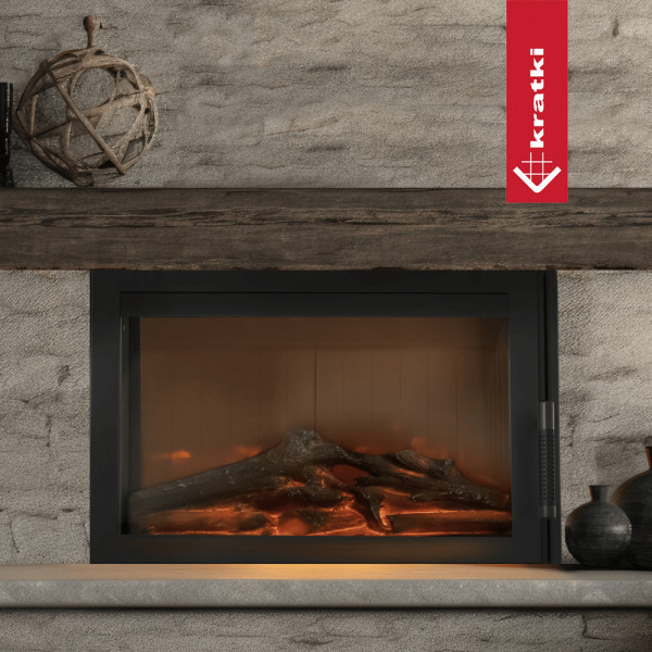 Kominek powietrzny stalowy KRATKI ZIBI 11 kW Ø 180