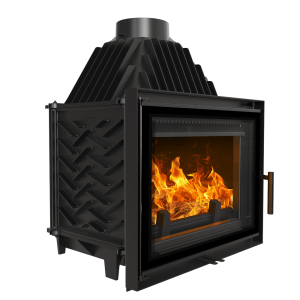 Kominek powietrzny żeliwny KRATKI ZOSIA DECO 12kW Ø 200