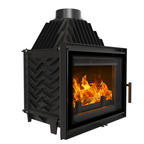 Kominek powietrzny żeliwny KRATKI ZOSIA DECO 12kW Ø 200