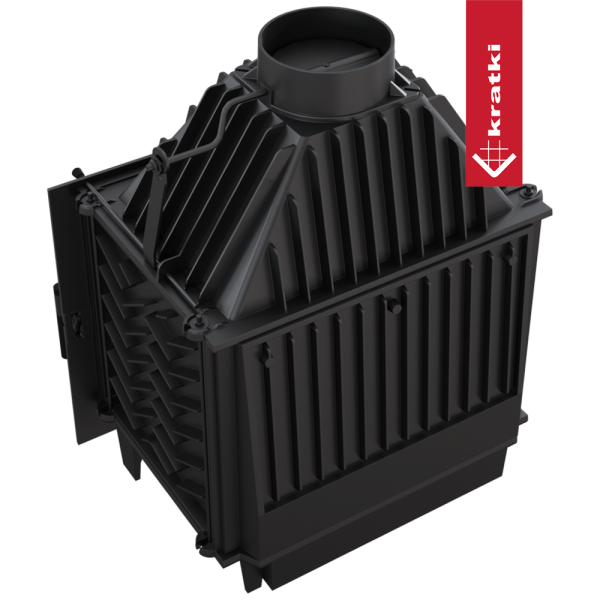 Kominek powietrzny żeliwny KRATKI ZOSIA 12 kW Ø 150