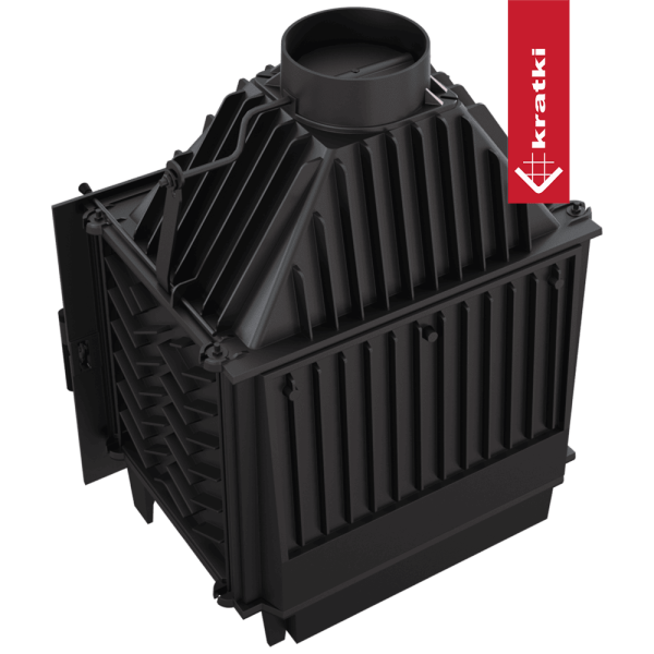 Kominek powietrzny żeliwny KRATKI ZOSIA 12 kW Ø 180