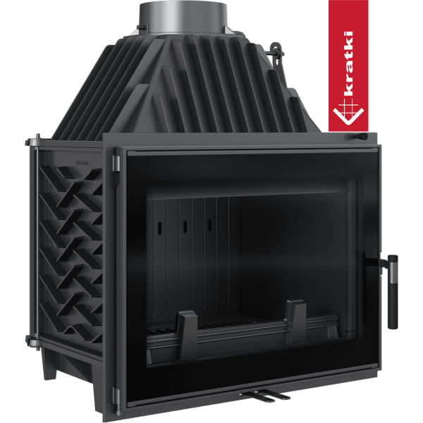 Kominek powietrzny żeliwny KRATKI ZOSIA 12 kW Ø 200