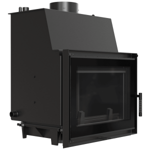 Kominek z płaszczem wodnym KRATKI ZOSIA DECO 14 kW Ø 200