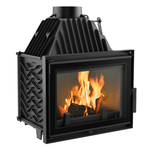 Kominek powietrzny żeliwny KRATKI ZUZIA DECO 15 kW Ø 200
