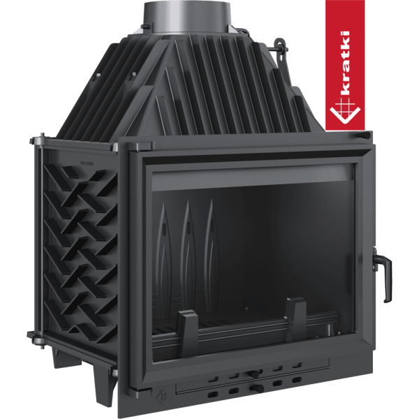 Kominek powietrzny żeliwny KRATKI ZUZIA ECO 12 kW Ø 180
