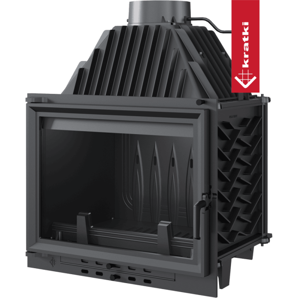 Kominek powietrzny żeliwny KRATKI ZUZIA ECO 12 kW Ø 180