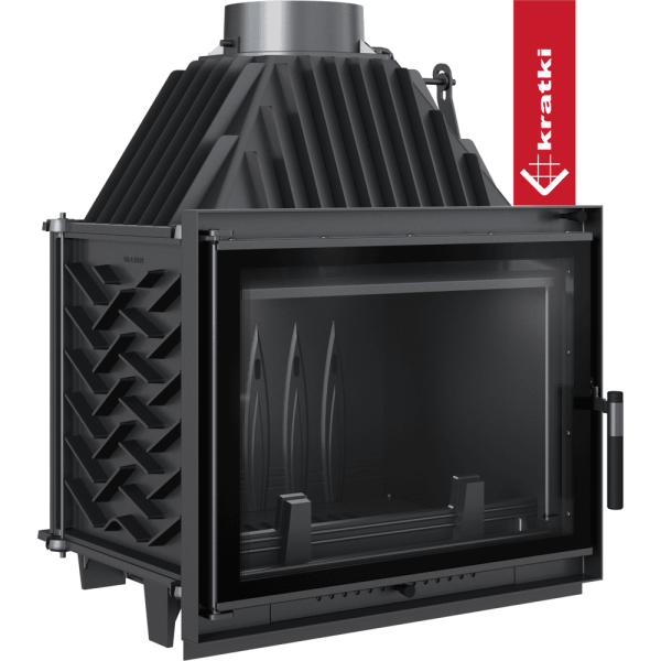 Kominek powietrzny żeliwny KRATKI ZUZIA ECO DECO 12 kW Ø 150