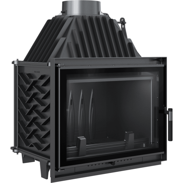Kominek powietrzny żeliwny KRATKI ZUZIA ECO DECO 12 kW Ø 200