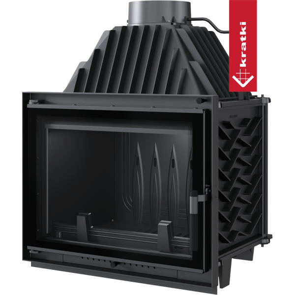 Kominek powietrzny żeliwny KRATKI ZUZIA ECO DECO 12 kW Ø 200