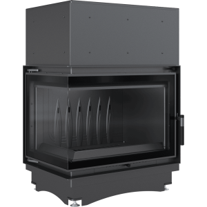 Kominek powietrzny żeliwny KRATKI ZUZIA ECO DECO lewy BS 12 kW Ø 200