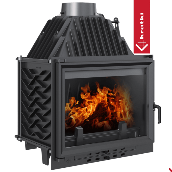 Kominek powietrzny żeliwny KRATKI ZUZIA ECO 12 kW Ø 200
