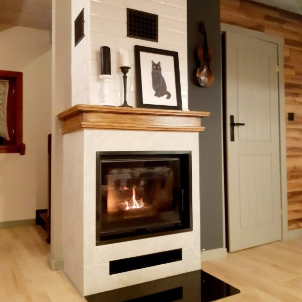 Kominek powietrzny żeliwny KRATKI ZUZIA ECO 12 kW Ø 200