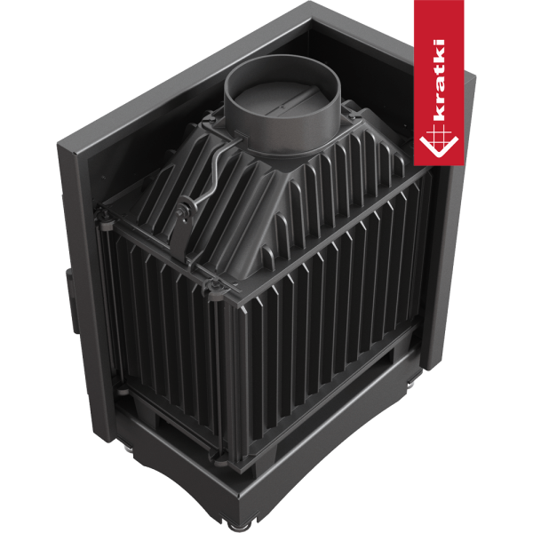Kominek powietrzny żeliwny KRATKI ZUZIA DECO BS 15 kW Ø 200