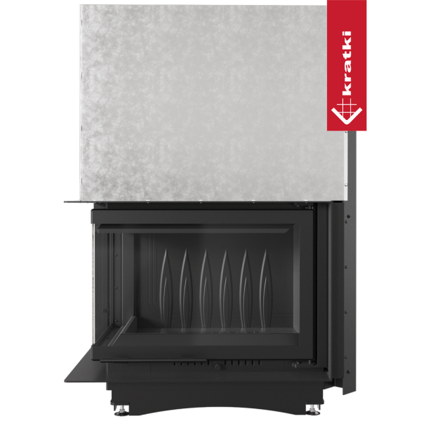 Kominek powietrzny żeliwny KRATKI ZUZIA BS 15 kW Ø 200 gilotyna