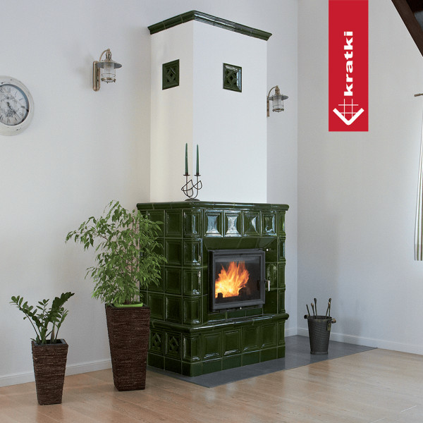 Kominek powietrzny żeliwny KRATKI ZUZIA 15 kW Ø 200