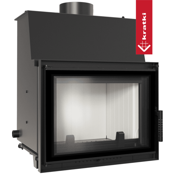 Kominek z płaszczem wodnym KRATKI ZUZIA DECO 12 kW Ø 200