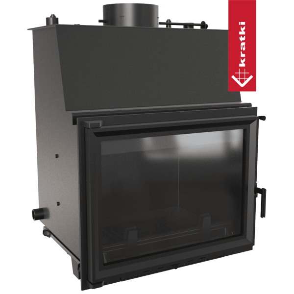 Kominek z płaszczem wodnym KRATKI ZUZIA 12 kW Ø 200