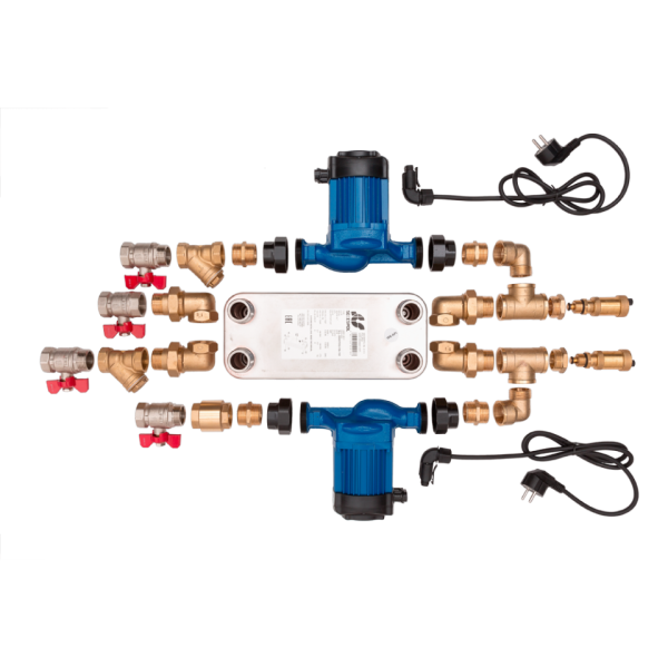 Zestaw wymiennikowo-pompowy 20 płytowy